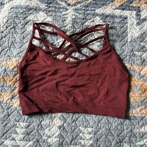 Zenana Outfitters Red Bandeau Strappy Intimates